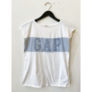 GAP Striped Graphic Tee